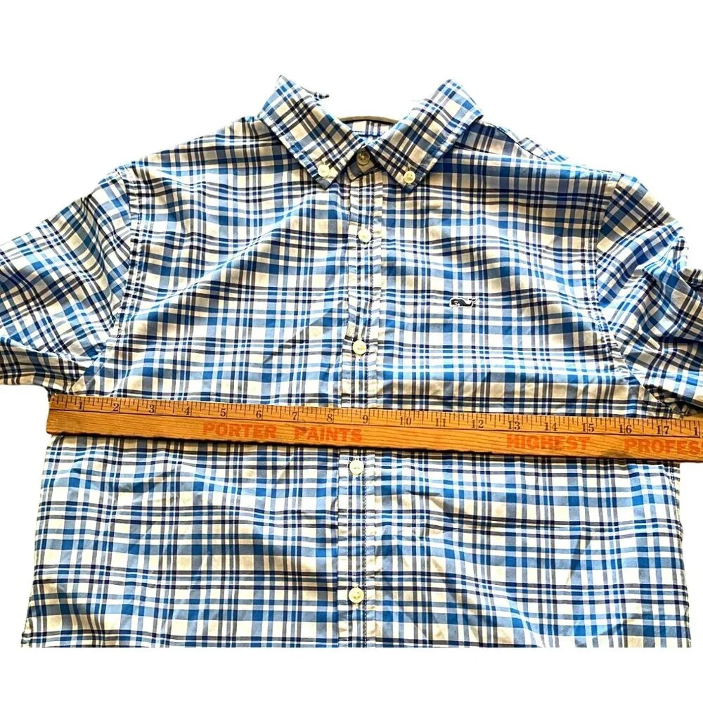 Vineyard‎ Vines Youth Large (16) Performance Long Sleeve Button Up Shirt Shades